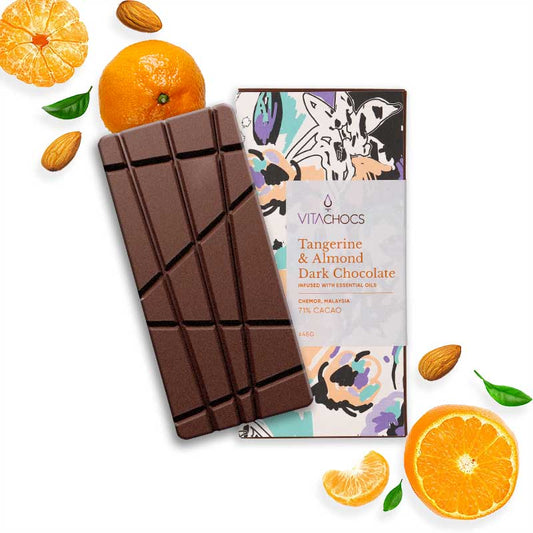 Tangerine & Almond Dark Chocolate